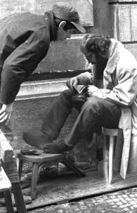 Allen Ginsberg v Praze na fotografiích Jiřího Stivína, 1965