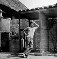 Ivo v Přístonicích u tety, počátek 70.let