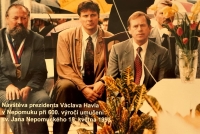 Návštěva prezidenta Václava Havla v Nepomuku u příležitosti 600. výročí umučení svatého Jana Nepomuckého, 15. května 1993