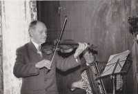 Otčím pamětníka František Hladina, konec 50. let 20. století