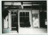 Zničená redakce Rudého Práva v Mladé Boleslavi, V 369 MV a