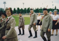 Sokolové na sletišti v Paříži