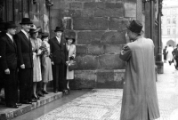 Svatba rodičů Milana Webra, Staroměstská radnice v Praze, červen 1941