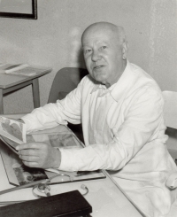 Otec Jarmily Hálové Josef Šimáně, rok 1980