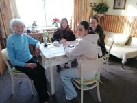 Nahrávání rozhovoru s Marií Šteflovou 