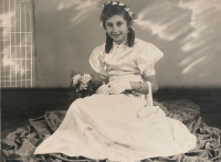 Blanka Matějková v mládí