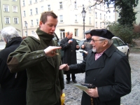 Monsignor Karel Fořt vpravo, 2007