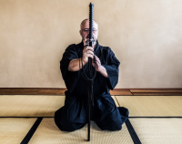 Josef Mádl, rituál Tórei v Dojo Avaloka, Praha 2018