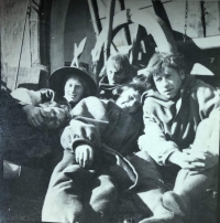 Foto z natáčení na Barrandově