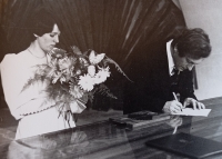 Alžběta Cibochová s druhým manželem Hynkem Cibochem
