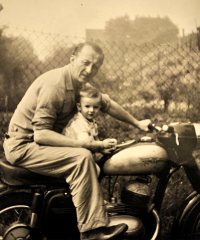 Josef Mádl s tatínkem Josefem Mádlem, 60. léta