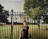 Lidka Lisá u Bílého domu v roce 1993