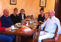 Hana Hoffmeisterová s rodinou v roce 2018