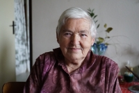 Marta Samková v roce 2024 doma v Chebu