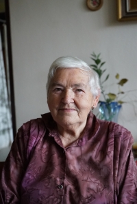 Marta Samková v roce 2024 doma v Chebu