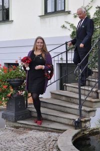 Dcera Lucie a Vladimír Navrátil