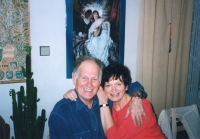 František Močuba s druhou manželkou Miloslavou Zemanovou 2005
