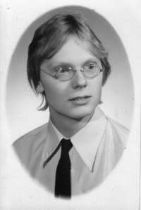 Pamětník, foto z maturitního tabla, 1981