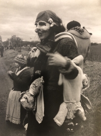 Zuzana Sléhová v roce 2015 na roztockém masopustu 