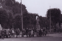 U pošty, Karlovy Vary, invaze vojsk Varšavské smlouvy, 21. srpna 1968