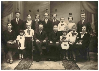 Rodinná fotografie Šircových, pamětník Antonín Vašek označen číslem 15

1+2: Širc Josef, Josef (1863) a jeho žena Julie Svítková (1871), 
3+4+5+6: syn Josef Širc (1891), jeho žena Anna, roz. Krámská z Č. Novin, syn Václav (1919), dcera Marie provdaná Kelnerová (1925), 
7+8+9: Václav Širc (1894) a Anna Šircová, roz. Zajícová mezi nimi je jejich adoptovaná dcera Anna 
10+11+12: Marie Šircová (1898) provdaná Réová, Václav Ré z Knerut, s nimi synek Josef Ré (1921) 
13+14+15+16:Anna Šircová (1897) a Vladimír Vašek s dětmi Toníkem (1922) a Marií (1923) provdanou Tůmovou