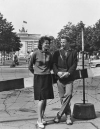 S manželkou, Berlín, 1962