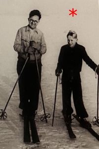 Jaroslav Škaloud s tatínkem, 1944