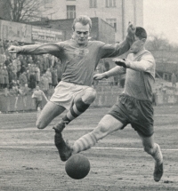 V zápase proti Slavoji Žižkov, foto J. Kruliš