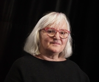 Ivana Šteflová při natáčení, 2025