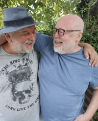 S malířem Ivo Sedláčkem, Brno, 2025