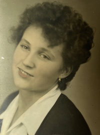Anna Judová, tehdy ještě Lišková, 1959