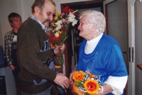 Anna Mazalová se synem Leopoldem