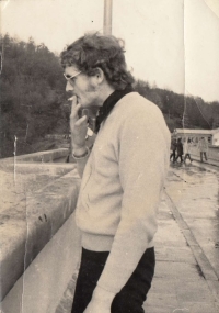 Petr Dušejovský v roce 1975