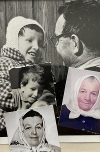 Otec Josef Zemek s Evičkou, matka Anežka Zemková s Jaroslavem