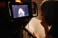 Ivana Šteflová s dokumentaristkou při natáčení, 2025