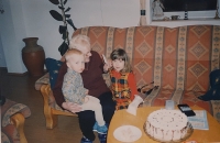 Jindřiška Fialová s pravnoučaty