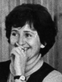 Alena Brádlová v mládí 