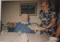 Jindřiška Fialová s maminkou 