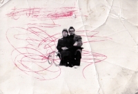 Erhard Pluške se svou ženou Martou