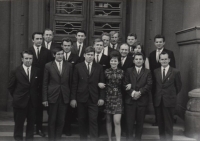 František Vlček na srazu Jonáš klubu divadla Semafor, 1968, Praha