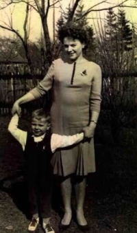 Vladimír Václavek s maminkou 