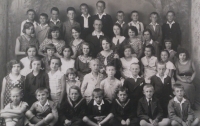 Třída Věry Blažkové na obecné škole 