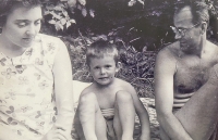 Manželé Šigutovi se synem (60. léta)