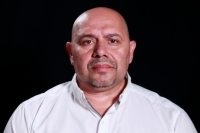 Volodymyr Kondur during the interview, 2023