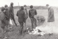 Pouštění draka, Sokolov, 1986