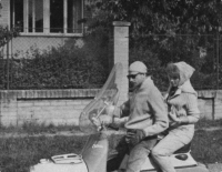 S Evou Bouškovou, Zbraslav nad Vltavou, 1963