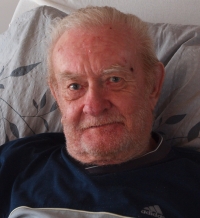 Antonín Tomešek v DS Oblouková, Šternberk, při rozhovoru pro Paměť národa, 21. července 2025