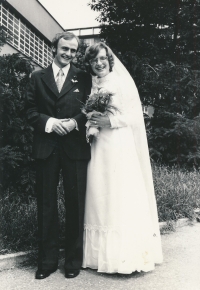 Svatba Josefa a Hany Rendlových, 1975