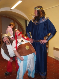 Představení Asterix a Obelix na cestách, Anna Šauerová v roli Obelixe, rok 2007