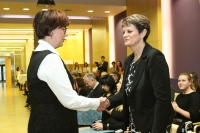 Slavnostní předávání ocenění pro Bedřicha Judytku, dědečka pamětnice, za aktivní odbojovou činnost, 22. listopadu 2016